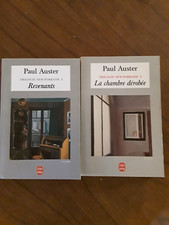 Lot 2 livres de Paul Auster/Trilogie new yorkaise 2 et 3/le livre de poche 1994