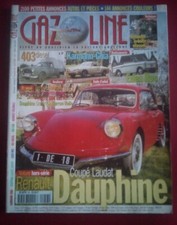 Magazine Gazoline AVRIL 2000 N°56  COUPE LAUDAT RENAULT DAUPHINE