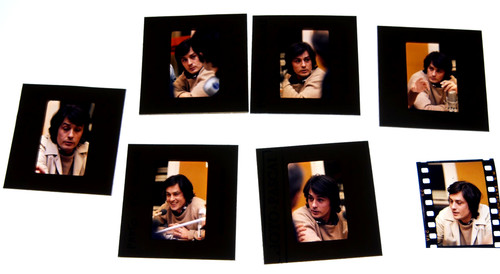 Alain delon vintage slides - delon,