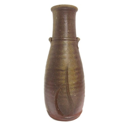 Vase ikebana marron - marron, japonais