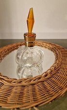 Flacon de parfum bouchon ochre, Alchimie  Rochas, vide, 50 ml, sans boite