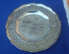 V69 Plat Assiette Présentation sur Pied Gallia Christofle Métal Argenté Ancien 2