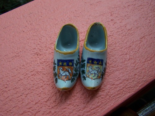 Paire sabots faïence - paire,