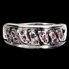 Argent Massif 925 Bague Argent Rond Grenade Rhodolite Gemmes Naturelles Bijoux