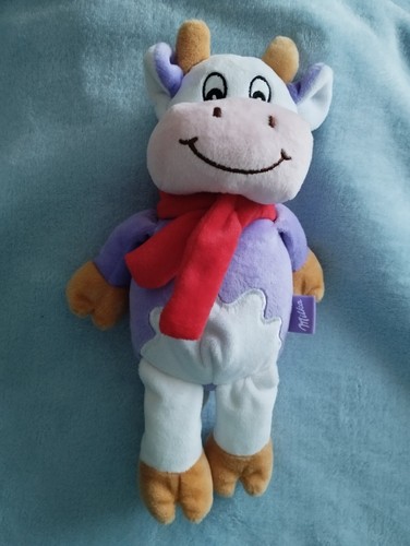 Doudou peluche vache blanche - doudou,