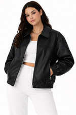 Blouson bomber oversize femme
