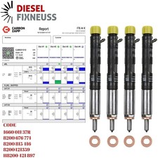 4x Injecteur Renault Nissan