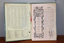 AU BON MARCHE PARIS AGENDA BUVARD 1905,CARTE DÉPLIANTE, A.HERBINIER ART NOUVEAU