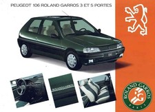 Catalogue brochure Peugeot 106