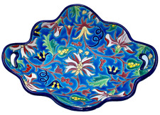 corbeille  chantourné faïence et émaux de Longwy vers 1920 - rare - N°2