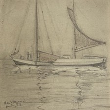 Sailing Dinghy Sailboat Fischer Hamburg 1929 Fischer Mario Barone *1902