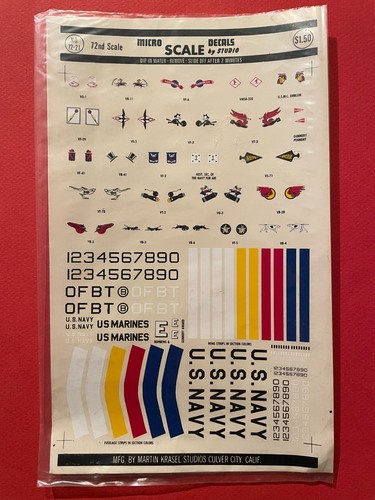 Microscale decals - 1/72, :