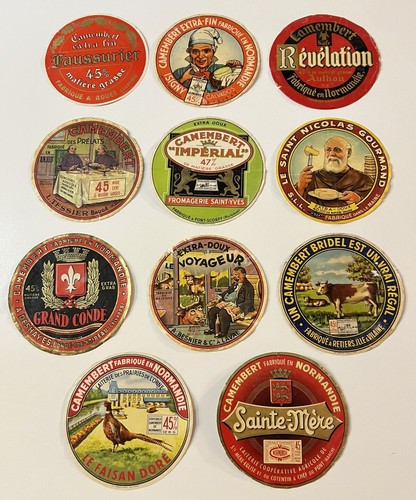 Lot étiquettes camembert - d’étiquettes,
