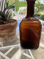 ANTIQUE/VINTAGE UNITED DRUG U.D. Co. 8-1/8"h AMBER BROWN GLASS MEDICINE BOTTLE
