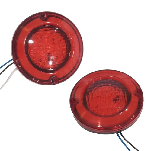 Feu arrière rond - feu, 12v