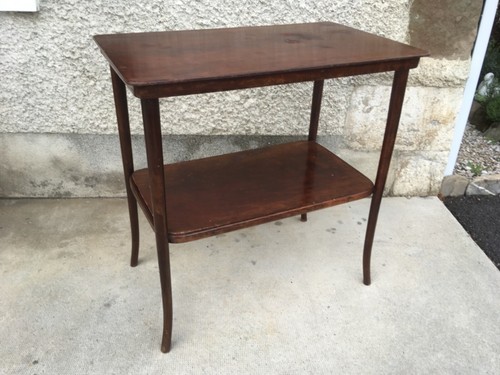 Ancienne table bois courbé - table,