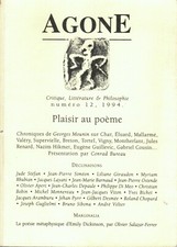 AGONE - MOUNIN Georges - AU PLAISIR AU POEME - 1994