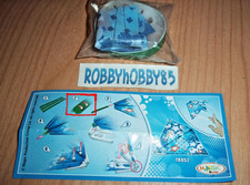 TR052 Plane À Lavion Bleu + BPZ (Carton Vert) Kinder Surprise Italie 2012/2013