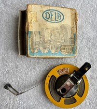 Décamètre ancien ruban acier 10 m