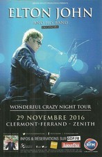 FLYER - ELTON JOHN : CONCERT
