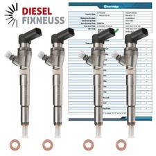 4x Siemens H8201100113 166006212R Injecteur Renault Nissan Dacia Mercedes 1,5dCi