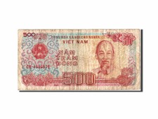 [#304912] Billet, Viet Nam, 500 Dông, 1988, F(12-15)