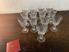 21 verres à porto modèle Armagnac en cristal de Baccarat (prix à la pièce)