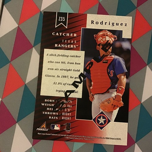 5x7 ivan rodriguez rangers - 5x7,