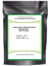 Epimedium Horny Goat Weed Extract 50% Icariin (100% pur et bon) Haute qualité