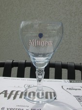 lot de 6 verres à bière Affligem galopins 15cl dans leur carton d'origine