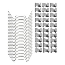  Panneau de fixation de la vitre de verre de serre 100 pcs Pinces de