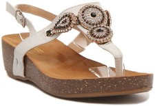 Sandales À Talons Bas À