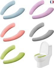 5 coussins de siège de toilette, coussins de housse de siège de toilette, a