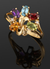 Bague ancienne en or jaune 18K