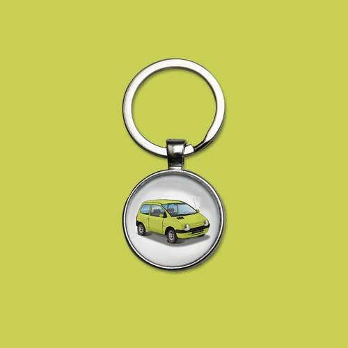 Porte clés twingo anis - twingo, vert
