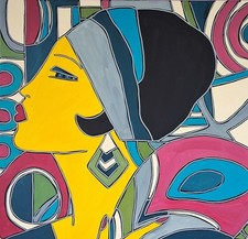 KLEYMAN Huile sur Toile XXL