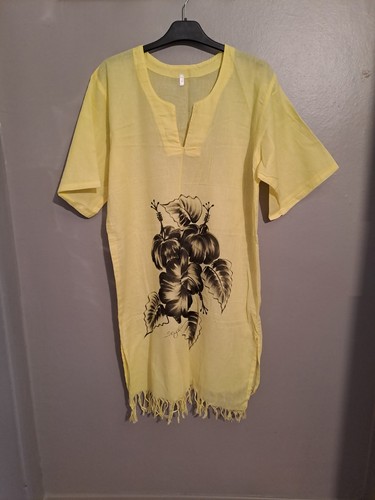 Robe plage jaune - de,
