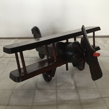 Maquette AVION BIPLAN EN BOIS -