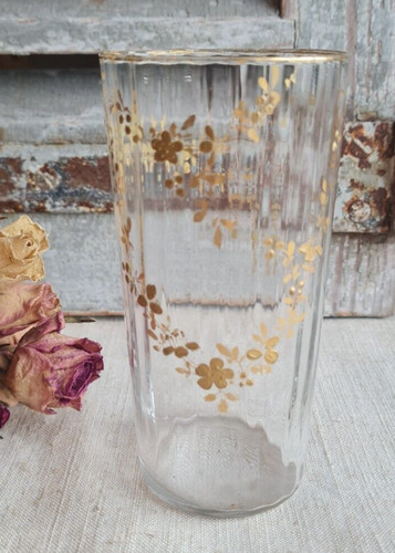 Ancien verre vase - ancien,