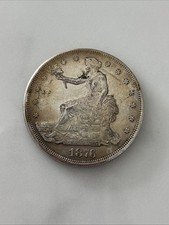 1 dollar Argent Trade Dollar 1876 S 420 Graine 900 Fine