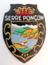 Écusson ancien SERRE PONÇON Hautes-Alpes et Alpes-de-Haute-Provence - feutrine