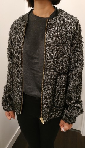 Veste teddy tweed xs - teddy,