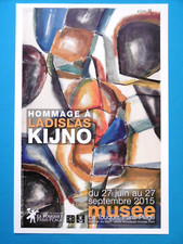 KIJNO Ladislas affiche Hommage Le Touquet 2015 Avant-garde Varsovie Antibes