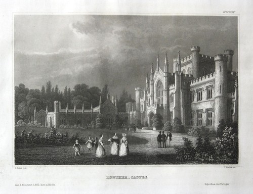 1850 lowther castle - lowther, cumbria