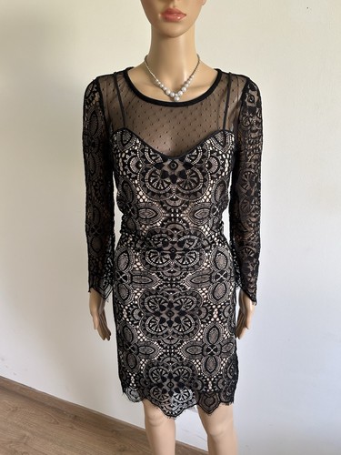 Robe noire beige - et,