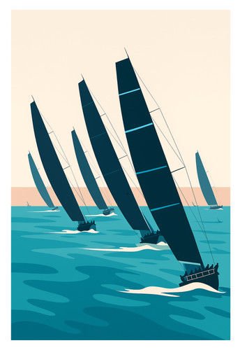 Affiche poster voilier - affiche,