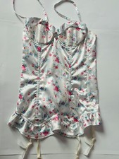 guêpière fleurie vintage