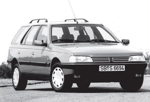 Carte postale peugeot 405 - -,