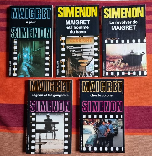 Cinq romans policiers maigret - cinq,