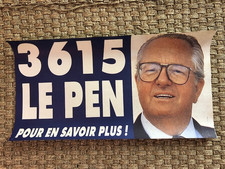 Affiche FN FRONT NATIONAL LE